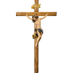 Cristo Barroco en cruz recta